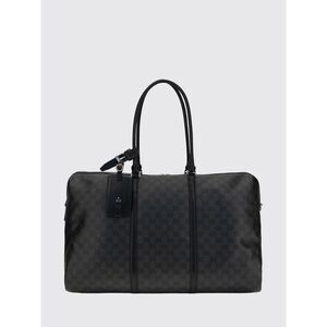 Gucci Women Gucci Gg Monogram Canvas Travel Bag With Leather Handles